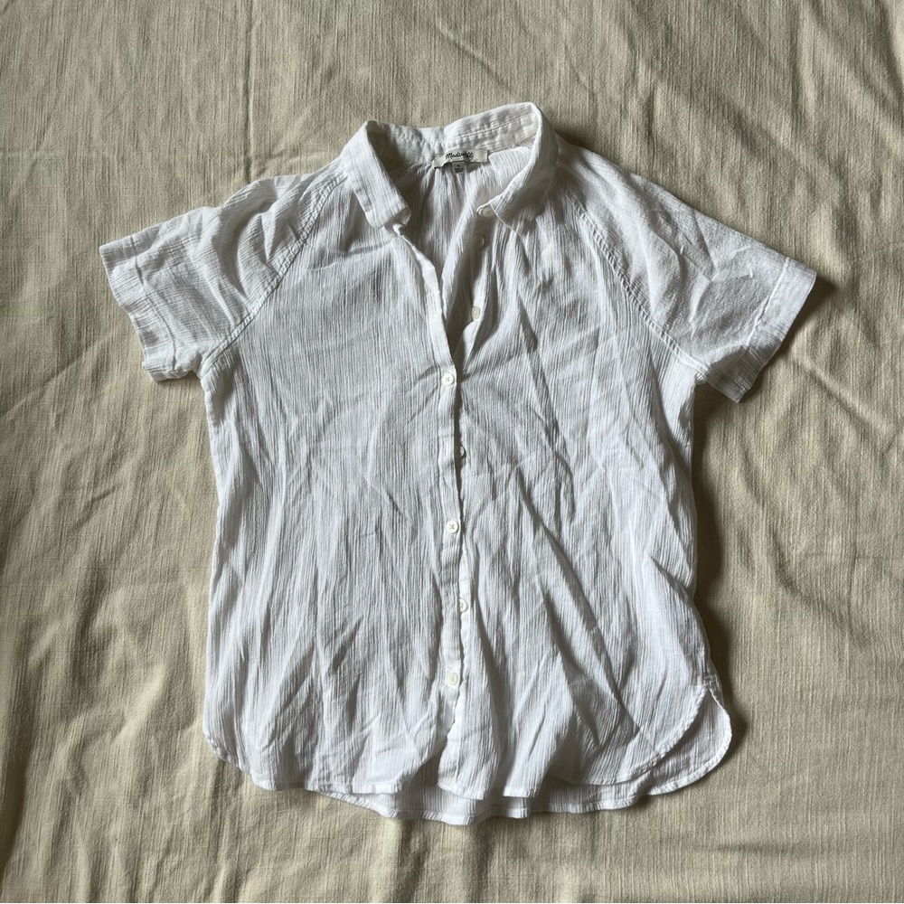 madewell lightweight collared shirt / women’s small